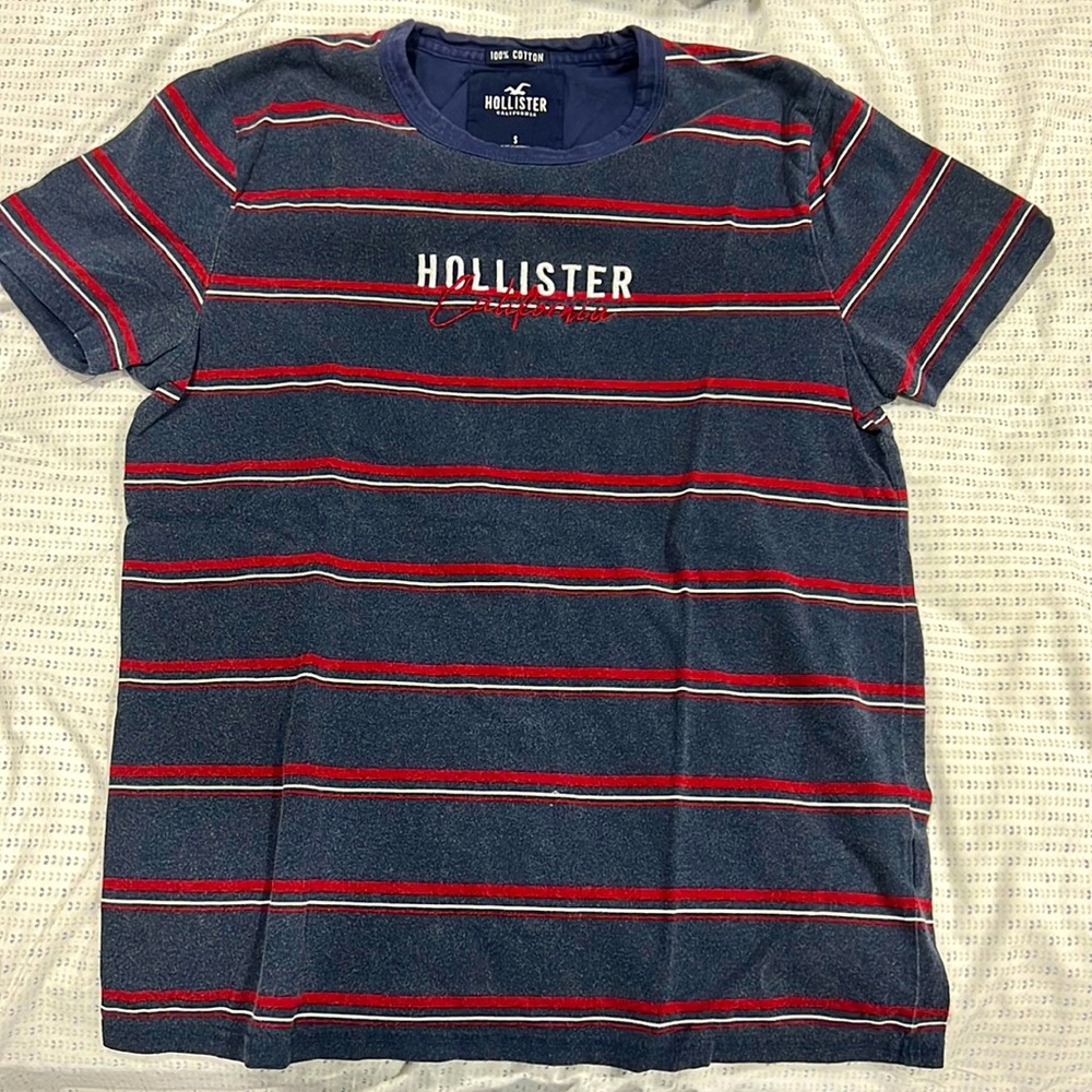 Hollister California Tee shirt - Blue/Pattern